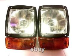 JCB Telehandler Loader Head Lights 12V (LH+RH) Pair Headlamp Indicator