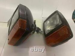 JCB Telehandler Loader Head Lights 12V (LH+RH) Pair Headlamp Indicator