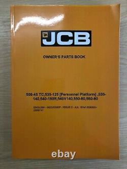 JCB Telehandler Parts Book
