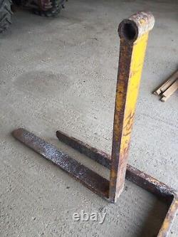 JCB Telehandler Tractor Pallet Forks / Tines to fit pole