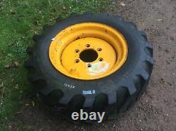 JCB Wheel rim tyre 5 stud, size 12-5-20, telehandler