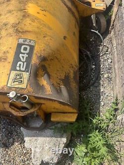 JCB telehandler yard road sweeper collector brush. Forklift, Bobcat, Broom