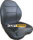 Jcb 333/d2292 Seat Cushion Black Vinyl Loadall Telehandler Forklift Loader