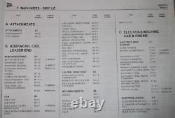 Jcb 508c Le 506c-hl Loadall Telehandler Parts Manual Book Catalog S/n M79569-up