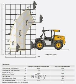 Jcb 516-40 Loadall Telehandler Forklift Finance Available Bt106