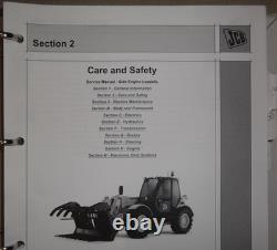 Jcb 526-56 531-70 533-105 535-95 536-60 536-70 Loadall Service Shop Manual 4 Vol