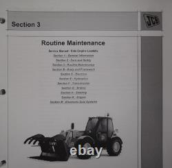 Jcb 526-56 531-70 533-105 535-95 536-60 536-70 Loadall Service Shop Manual 4 Vol
