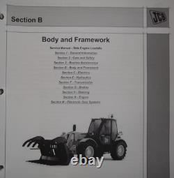 Jcb 526-56 531-70 533-105 535-95 536-60 536-70 Loadall Service Shop Manual 4 Vol