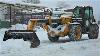 Jcb At Work Snow Plough Jcb 535 Telehandler Loadall Demonstration