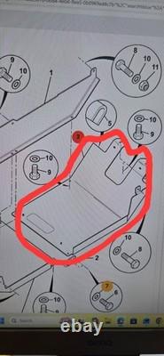 Jcb Loadall Front Bellyplate 335/11439 Genuine Part Uk Only