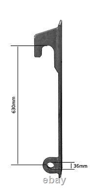 Jcb Loader 530/540/535/532/537 Qfit Weld On Telehandler Brackets 630mm Hook-hole