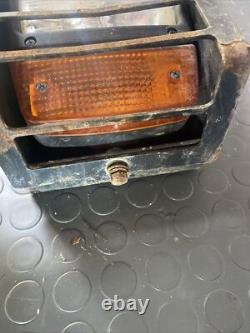 Jcb Telehandler Headlight With Guard Protective Cover Bracket Arm Left