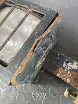 Jcb Telehandler Headlight With Guard Protective Cover Bracket Arm Right