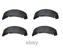 Jcb Telehandler Loadal 535-95 Set Of 4 Four Front Rear Mudguard Fender Black