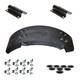 Jcb Telehandler Loadal 536-60 O/s Right Front Rear Fender With Fixing Kit Set