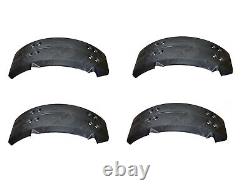 Jcb Telehandler Loadal 536-70 Set Of 4 Four Front Rear Mudguard Fender Black