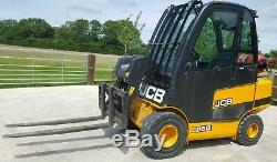 Jcb Teletruk Tlt25g Telescopic Forklift Truck 2015 Lpg 2wd 4861 Hours 4m Boom