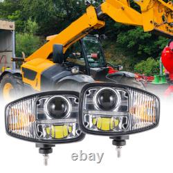 LED Headlight For JCB Telehandler 540,526,527,535 Series DRLs Turn 4 functions