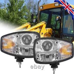 LED Headlight RHD DRL For JCB Various 2CX 3CX 4CX Loadall Telehandler Telescopic