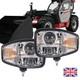LED Headlights Hi-low Beam Lamps DRLs for JCB Telehandler 540,526,527,535 Series