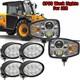LED Headlights&Work Lights Kits Replacement For JCB Fastrac Telehandler