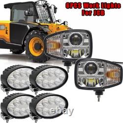 LED Headlights&Work Lights Kits Replacement For JCB Fastrac Telehandler