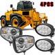 LED Headlights&Work Lights Kits Replacement For JCB Fastrac Telehandler