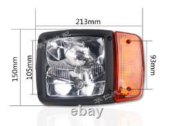 LED Side Head Light Lamp Headlamp Indicator For JCB Telehandler Loader Loadall