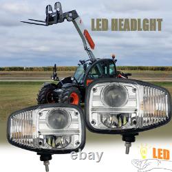 LH RH Front Headlight Lamp for JCB Telehandler Telescopic Forklift Bobcat Loader