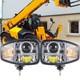 LH RH LED Front Headlight Headlamp For JCB Telehandler 540Series 540-140,540-170