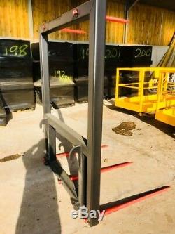 Large Square bale spike, £595 + vat HD tele-handler brackets JCB Euro Manitou