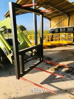 Large Square bale spike, £595 + vat HD tele-handler brackets JCB Euro Manitou