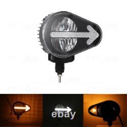 Led Headlight Lights Fit JCB Telehandler Loader Loadall Head Wired Headlamp L+R