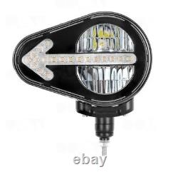 Led Headlight Lights Fit JCB Telehandler Loader Loadall Head Wired Headlamp L+R