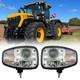 Left + Right E9 LED Headlights Work Light For JCB Fastrac Telehandler 70050193
