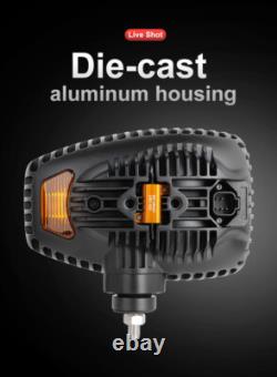 Left + Right E9 LED Headlights Work Light For JCB Fastrac Telehandler 70050193