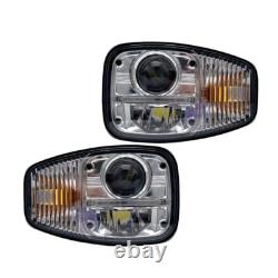 Lh +Rh For Jcb Telehandler Loader Loadall LED Head Lights Headlamps Indicator