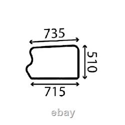 Lower Door Glass For Jcb 536-60 536-60t 536-70 541-70 Loadalls