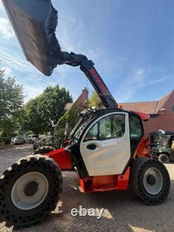 MANITOU 751-140 WASTE MASTER Telehandler Loader Solid Tyres Merlo Cat JCB 2018