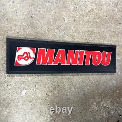 Manitou Lightup Sign Led Illuminated Garage Tractor Forklift Jcb Telehandler
