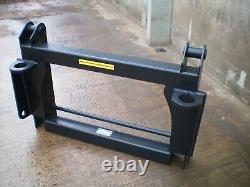 Matbro Pin&Cone Interchanger Adapter to lift JCB Qfit Telehandler Adapter Plate