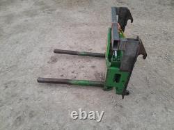 Mchale bale squeeze on JCB Q Fit Brackets, telehandler, Matbro, Manitou