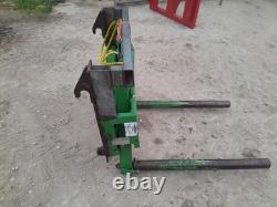 Mchale bale squeeze on JCB Q Fit Brackets, telehandler, Matbro, Manitou