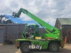 Merlo telehandler 360 roto sm (noto jcb telehandler mobile crane)