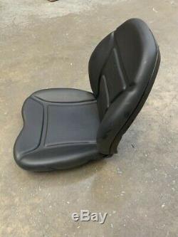 Milsco Cr100 New Seat Cushion Jcb Logo 520-40 Telehandler Forklift Loader Pvc