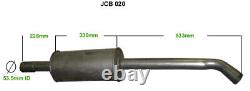 New Exhaust Pipe & Pipe Extension For JCB 510 Telehandler 160/15584 JCB 020