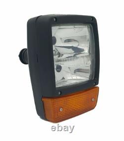 PAIR JCB Telehandler Loader Loadall Headlight Head Light Lamp Headlamp Indicator