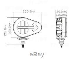 Pair For JCB Telehandler Loader Loadall Headlight Head Led Lights Wired Headlamp
