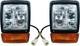 Pair Front Headlight Headlamp Head Light for JCB Telehandler Telescopic Forklift