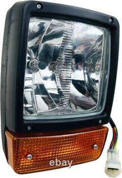 Pair Front Headlight Headlamp Head Light for JCB Telehandler Telescopic Forklift